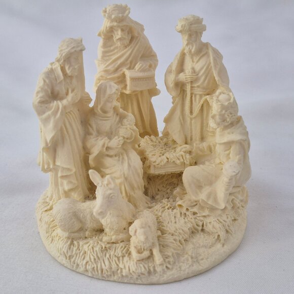 Vintage 1995 Roman Inc Nativity Manger Scene - Picture 2 of 14